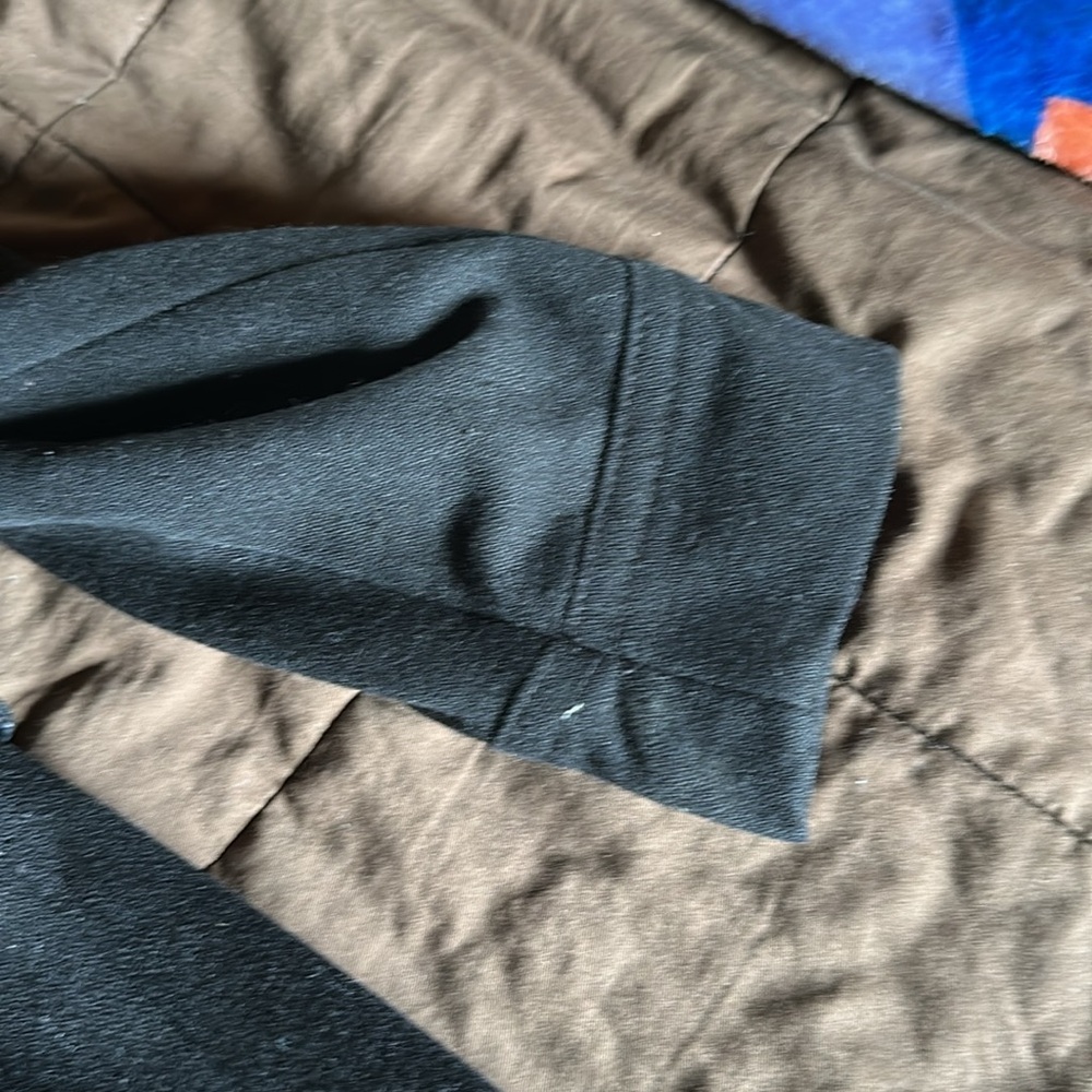 New York & Company Wool & Polyester Black Pea Coat - Picture 16 of 16